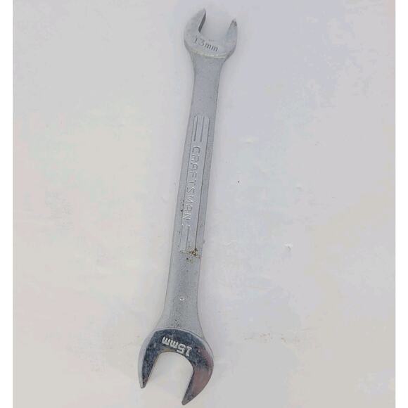 Vintage Craftsman 4 pc. 7mm-15mm Open-End Wrench Set, -V- Series, Made in USA - Picture 2 of 16